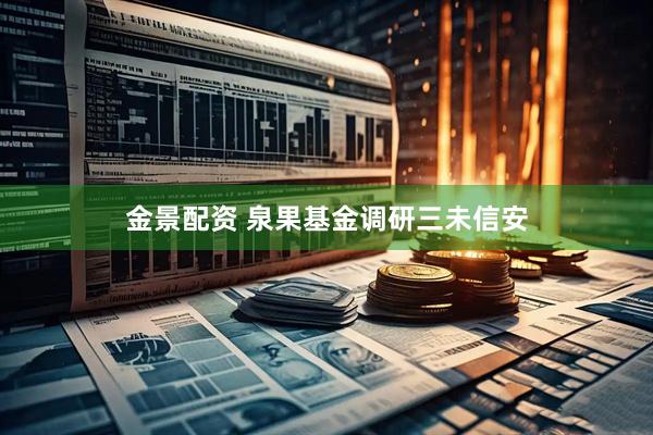 金景配资 泉果基金调研三未信安