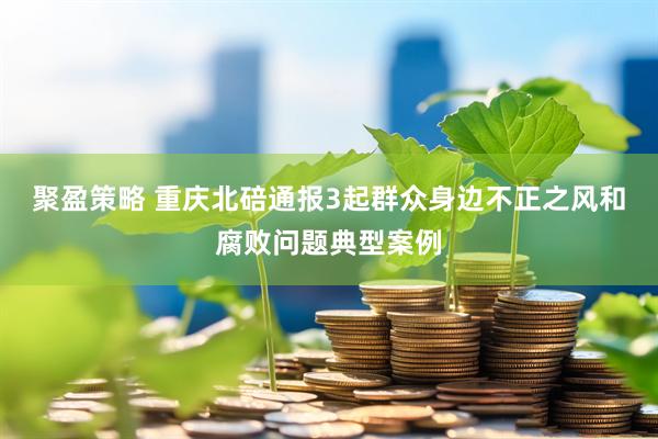 聚盈策略 重庆北碚通报3起群众身边不正之风和腐败问题典型案例