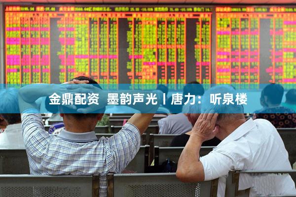 金鼎配资  墨韵声光丨唐力：听泉楼
