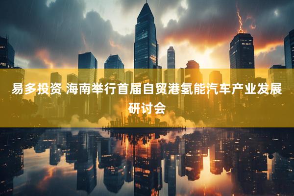 易多投资 海南举行首届自贸港氢能汽车产业发展研讨会